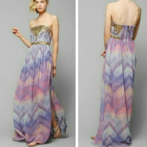 URBAN OUTFITTERS ECOTE SEQUIN TREASURE TROVE MAXI - Picture 2 of 9